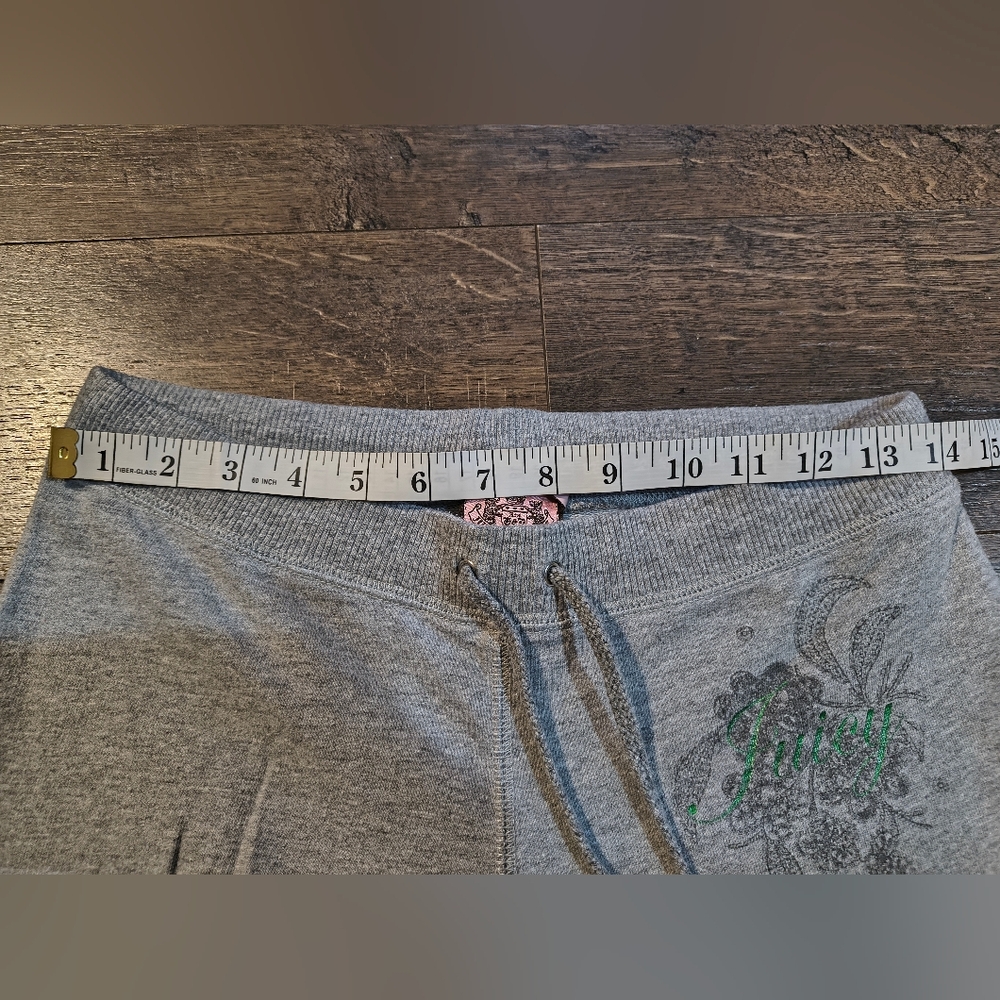 Juicy Couture Women's Junior Heather Gray Sweatpants Small Petite - Picture 4 of 7